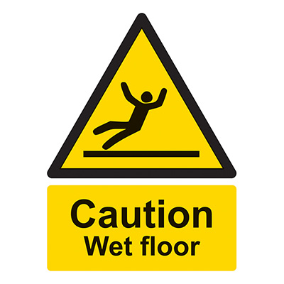 Wet Floor Caution Sign